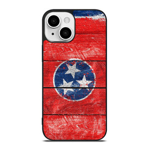 TENNESSEE FLAG WOOD LOGO iPhone 13 Mini Case Cover