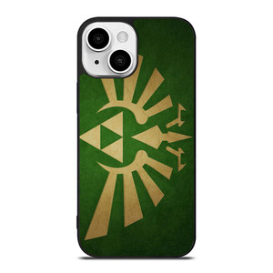 TRIFORCE LEGEND OF ZELDA GREEN LOGO iPhone 13 Mini Case Cover