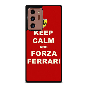 KEEP CALM AND FORZA FERRARI Samsung Galaxy Note 20 Ultra Case Cover KEEP CALM AND FORZA FERRARI Samsung Galaxy Note 20 Ultra Case Cover