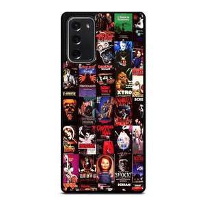 HORROR MOVIES POSTERS COLLAGE Samsung Galaxy Note 20 Case Cover HORROR MOVIES POSTERS COLLAGE Samsung Galaxy Note 20 Case Cover