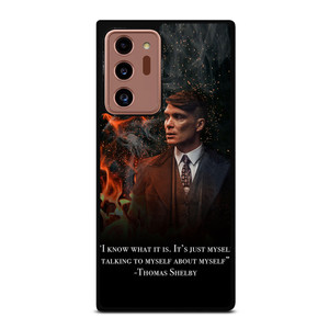 THOMAS SHELBY PEAKY BLINDERS QUOTES Samsung Galaxy Note 20 Ultra Case Cover