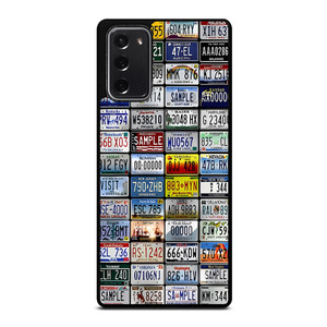 ALL STATES LICENSE PLATE COLLAGE Samsung Galaxy Note 20 Case Cover ALL STATES LICENSE PLATE COLLAGE Samsung Galaxy Note 20 Case Cover
