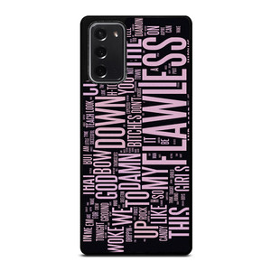 BEYONCE FLAWLESS TYPOGAPHY Samsung Galaxy Note 20 Case Cover BEYONCE FLAWLESS TYPOGAPHY Samsung Galaxy Note 20 Case Cover