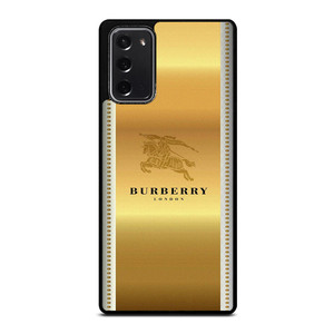 BURBERRY LONDON GOLD LOGO Samsung Galaxy Note 20 Case Cover BURBERRY LONDON GOLD LOGO Samsung Galaxy Note 20 Case Cover
