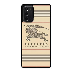 BURBERRY STRIPE LOGO Samsung Galaxy Note 20 Case Cover BURBERRY STRIPE LOGO Samsung Galaxy Note 20 Case Cover