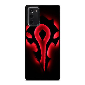 HORDE WORLD OF WARCRAFT BLACK LOGO Samsung Galaxy Note 20 Case Cover HORDE WORLD OF WARCRAFT BLACK LOGO Samsung Galaxy Note 20 Case Cover