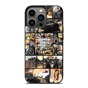 GTA GRAND THEFT AUTO 5 COLLAGE iPhone 13 Pro Case Cover GTA GRAND THEFT AUTO 5 COLLAGE iPhone 13 Pro Case Cover