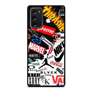 HYPE BEAST FASHION BRAND LOGO COLLAGE Samsung Galaxy Note 20 Case Cover HYPE BEAST FASHION BRAND LOGO COLLAGE Samsung Galaxy Note 20 Case Cover