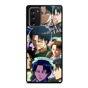 LEVI ACKERMAN ATTACK ON TITANS CUTE ANIME COLLAGE Samsung Galaxy Note 20 Case Cover LEVI ACKERMAN ATTACK ON TITANS CUTE ANIME COLLAGE Samsung Galaxy Note 20 Case Cover