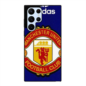 ADIDAS MANCHESTER UNITED SHARP RETRO LOGO Samsung Galaxy S22 Ultra Case Cover