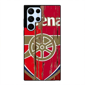 ARSENAL FC RETRO WOOD LOGO Samsung Galaxy S22 Ultra Case Cover