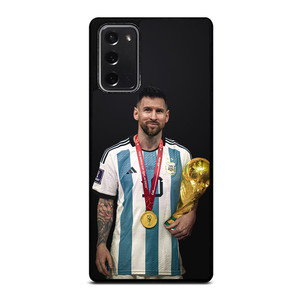 LIONEL MESSI WORLD CUP CHAMPIONS Samsung Galaxy Note 20 Case Cover LIONEL MESSI WORLD CUP CHAMPIONS Samsung Galaxy Note 20 Case Cover