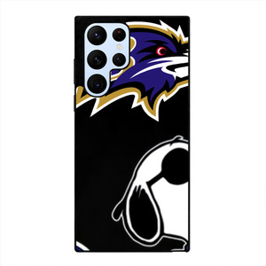 BALTIMORE RAVENS SNOOPY Samsung Galaxy S22 Ultra Case Cover