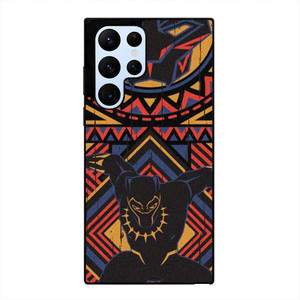 BLACK PANTHER ETHNIC PATTERN Samsung Galaxy S22 Ultra Case Cover