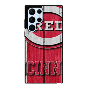 CINCINNATI REDS WOOD LOGO Samsung Galaxy S22 Ultra Case Cover CINCINNATI REDS WOOD LOGO Samsung Galaxy S22 Ultra Case Cover