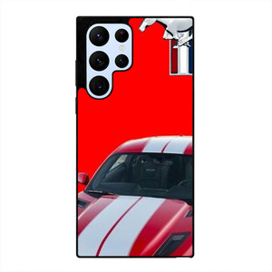FORD MUSTANG RED CAR EMBLEM Samsung Galaxy S22 Ultra Case Cover