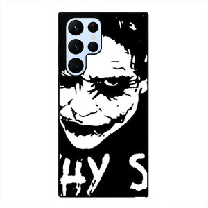 JOKER WHY SO SERIOUS ILLUSTRATION ART Samsung Galaxy S22 Ultra Case Cover
