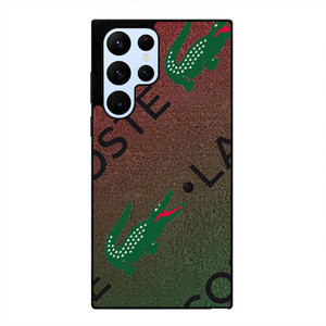 LACOSTE CROCODILE LOGO PATTERN Samsung Galaxy S22 Ultra Case Cover LACOSTE CROCODILE LOGO PATTERN Samsung Galaxy S22 Ultra Case Cover
