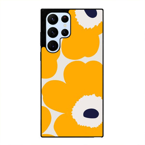 MARIMEKKO HERITAGE FLOWER YELLOW Samsung Galaxy S22 Ultra Case Cover