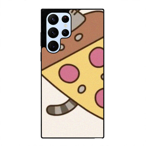 PUSHEEN THE CAT PIZZA Samsung Galaxy S22 Ultra Case Cover