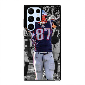 ROB GRONKOWSKI NEW ENGLAND PATRIOTS BLACK WHITE Samsung Galaxy S22 Ultra Case Cover