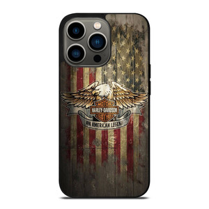 HARLEY DAVIDSON MOTORCYCLES USA WOOD LOGO iPhone 13 Pro Case Cover HARLEY DAVIDSON MOTORCYCLES USA WOOD LOGO iPhone 13 Pro Case Cover