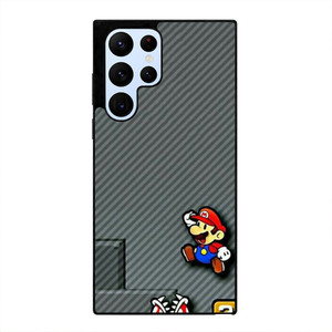 SUPER MARIO BROS CARBON GAMES Samsung Galaxy S22 Ultra Case Cover