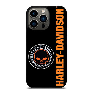 HARLEY DAVIDSON SKULL BADGE iPhone 13 Pro Case Cover