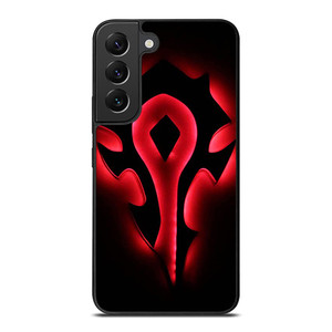 HORDE WORLD OF WARCRAFT BLACK LOGO Samsung Galaxy S22 Plus Case Cover HORDE WORLD OF WARCRAFT BLACK LOGO Samsung Galaxy S22 Plus Case Cover