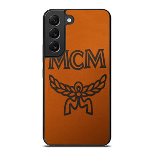 MCM WORLDWIDE SUEDE LOGO Samsung Galaxy S22 Plus Case Cover
