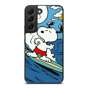 SNOOPY THE PEANUTS SURFING CARTOON Samsung Galaxy S22 Plus Case Cover