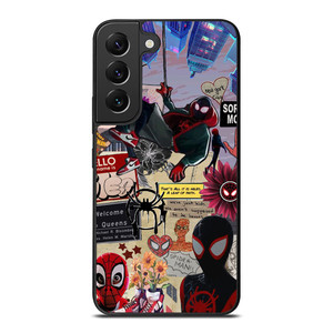 SPIDERMAN INTO THE SPIDER VERSE COLLAGE Samsung Galaxy S22 Plus Case Cover SPIDERMAN INTO THE SPIDER VERSE COLLAGE Samsung Galaxy S22 Plus Case Cover