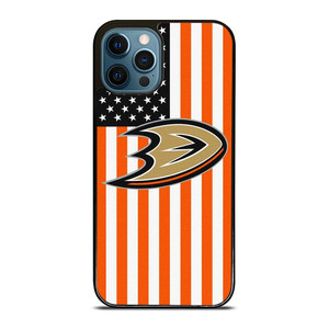 ANAHEIM DUCKS USA FLAG iPhone 12 Pro Max Case Cover ANAHEIM DUCKS USA FLAG iPhone 12 Pro Max Case Cover