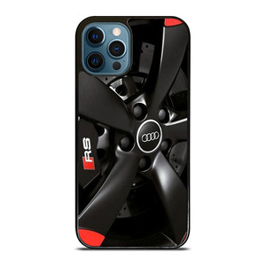 AUDI RS BLACK RED WHEEL iPhone 12 Pro Max Case Cover AUDI RS BLACK RED WHEEL iPhone 12 Pro Max Case Cover