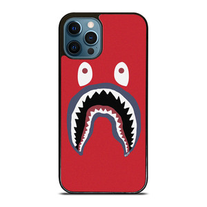 BAPE SHARK CARTOON RED iPhone 12 Pro Max Case Cover