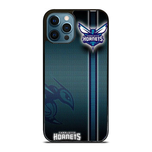 CHARLOTTE HORNETS METAL LOGO iPhone 12 Pro Max Case Cover
