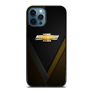 CHEROLET YELLOW CARBON EMBLEM iPhone 12 Pro Max Case Cover
