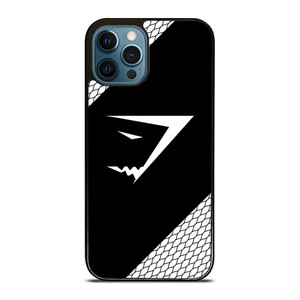 GYMSHARK WHITE CARBON LOGO iPhone 12 Pro Max Case Cover