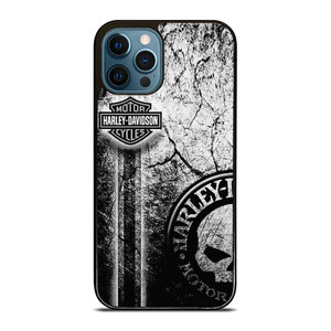 HARLEY DAVIDSON WALL TEXTURE LOGO iPhone 12 Pro Max Case Cover