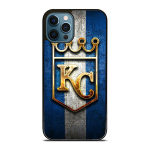 KANSAS CITY ROYALS GOLD EMBLEM iPhone 12 Pro Max Case Cover