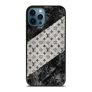 LOUIS VUITTON BLACK FURRY iPhone 12 Pro Max Case Cover