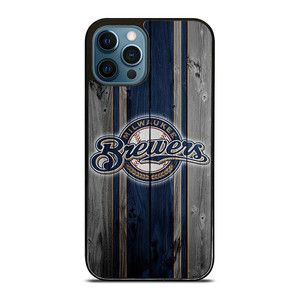 MILWAUKEE BREWERS BASEBALL WOODEN LOGO iPhone 12 Pro Max Case Cover MILWAUKEE BREWERS BASEBALL WOODEN LOGO iPhone 12 Pro Max Case Cover