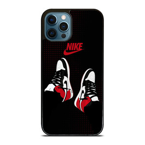 NIKE AIR JORDAN RETRO 1 RED iPhone 12 Pro Max Case Cover NIKE AIR JORDAN RETRO 1 RED iPhone 12 Pro Max Case Cover