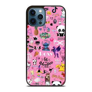 ROXY CARTOON PINK COLLAGE iPhone 12 Pro Max Case Cover ROXY CARTOON PINK COLLAGE iPhone 12 Pro Max Case Cover