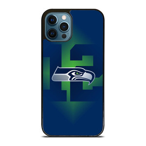 SEATTLE SEAHAWKS TWELVE MAN LOGO iPhone 12 Pro Max Case Cover
