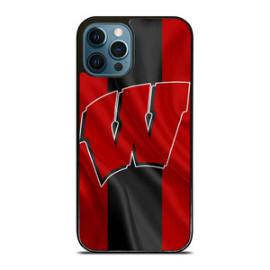 WISCONSIN BADGERS FLAG iPhone 12 Pro Max Case Cover WISCONSIN BADGERS FLAG iPhone 12 Pro Max Case Cover