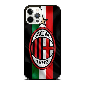 AC MILAN FOOTBALL TEAM FLAG iPhone 12 Pro Case Cover