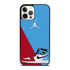 AIR JORDAN SNEAKERS RED BLUE iPhone 12 Pro Case Cover AIR JORDAN SNEAKERS RED BLUE iPhone 12 Pro Case Cover