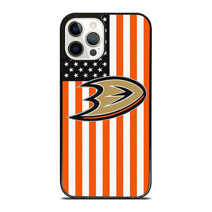 ANAHEIM DUCKS USA FLAG iPhone 12 Pro Case Cover ANAHEIM DUCKS USA FLAG iPhone 12 Pro Case Cover