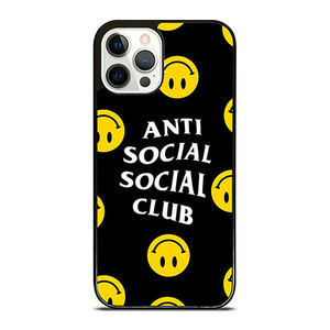ANTI SOCIAL SOCIAL CLUB SMILEY FACE iPhone 12 Pro Case Cover ANTI SOCIAL SOCIAL CLUB SMILEY FACE iPhone 12 Pro Case Cover